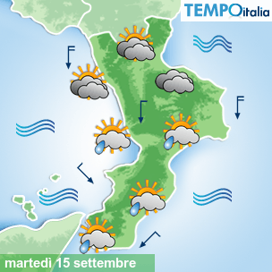 Mappa Giornaliera per la giornata di mercoledì 16 marzo
