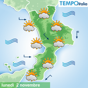 Mappa Giornaliera per la giornata di mercoledì 16 marzo