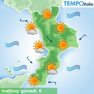 Mappa mattino per la giornata del 2026-08-06