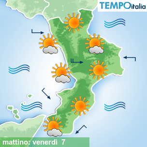 Mappa mattino per la giornata del 2026-08-07