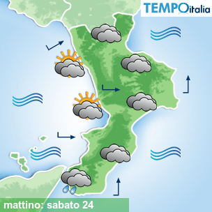 Mappa mattino per la giornata del 2026-10-24