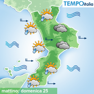 Mappa mattino per la giornata del 2026-10-25