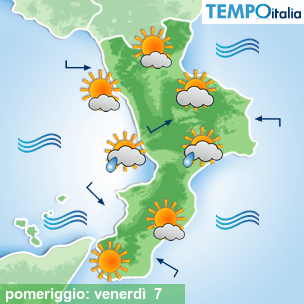 Mappa pomeriggio per la giornata del 2026-08-07