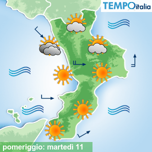 Mappa pomeriggio per la giornata del 2026-08-11