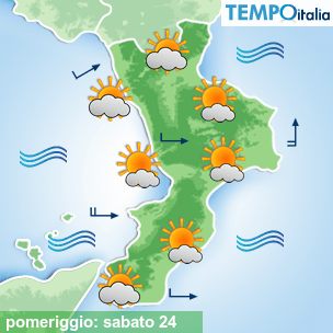 Mappa pomeriggio per la giornata del 2026-10-24