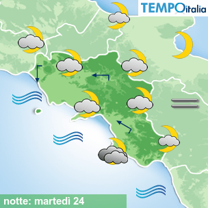 Mappa notte per la giornata del 2026-02-24