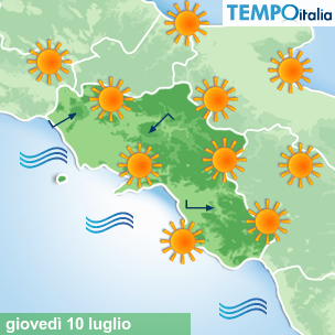 Mappa Giornaliera per la giornata di mercoledì 16 marzo