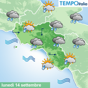 Mappa Giornaliera per la giornata di mercoledì 16 marzo