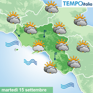 Mappa Giornaliera per la giornata di mercoledì 16 marzo