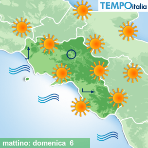 Mappa mattino per la giornata del 2026-09-06