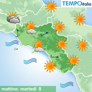 Mappa mattino per la giornata del 2026-09-08