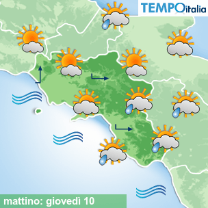 Mappa mattino per la giornata del 2026-09-10