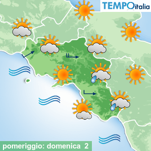 Mappa pomeriggio per la giornata del 2026-08-02