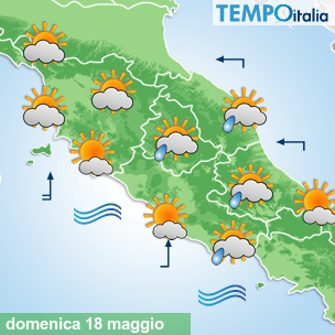 Mappa Giornaliera per la giornata di mercoledì 16 marzo