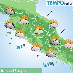 Mappa Giornaliera per la giornata di mercoledì 16 marzo