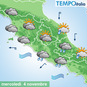 Mappa Giornaliera per la giornata di mercoledì 16 marzo
