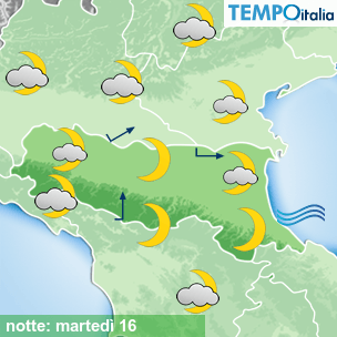 Mappa notte per la giornata del 2025-09-16