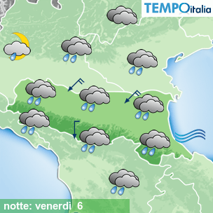Mappa notte per la giornata del 2026-02-06