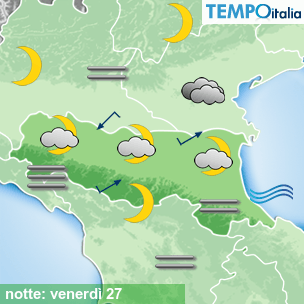 Mappa notte per la giornata del 2026-02-27
