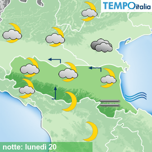 Mappa notte per la giornata del 2026-04-20