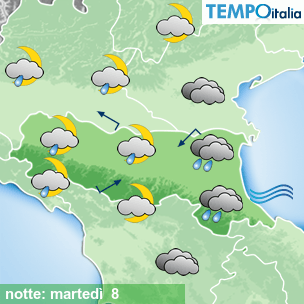 Mappa notte per la giornata del 2026-09-08