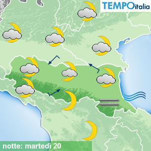 Mappa notte per la giornata del 2026-10-20