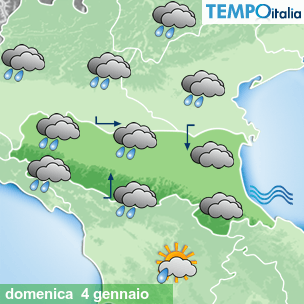 Mappa Giornaliera per la giornata di mercoledì 16 marzo