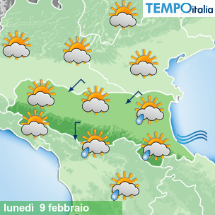 Mappa Giornaliera per la giornata di mercoledì 16 marzo