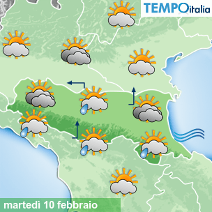 Mappa Giornaliera per la giornata di mercoledì 16 marzo
