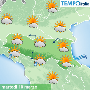 Mappa Giornaliera per la giornata di mercoledì 16 marzo