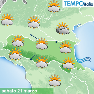 Mappa Giornaliera per la giornata di mercoledì 16 marzo