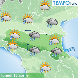 Mappa Giornaliera per la giornata di mercoledì 16 marzo