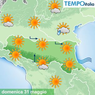 Mappa Giornaliera per la giornata di mercoledì 16 marzo