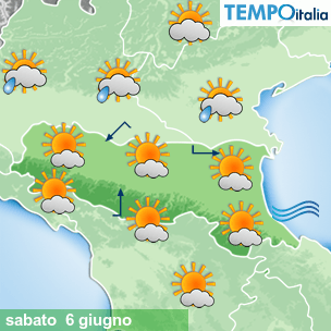 Mappa Giornaliera per la giornata di mercoledì 16 marzo