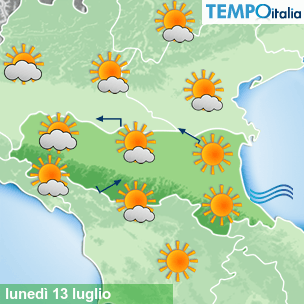Mappa Giornaliera per la giornata di mercoledì 16 marzo