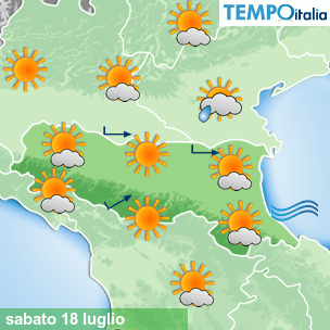 Mappa Giornaliera per la giornata di mercoledì 16 marzo