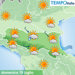 Mappa Giornaliera per la giornata di mercoledì 16 marzo