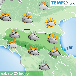 Mappa Giornaliera per la giornata di mercoledì 16 marzo