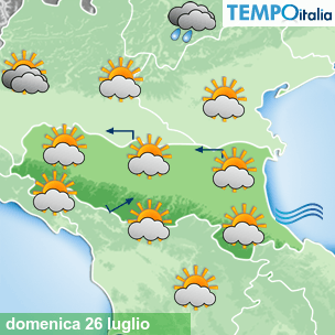 Mappa Giornaliera per la giornata di mercoledì 16 marzo