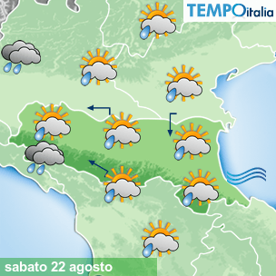 Mappa Giornaliera per la giornata di mercoledì 16 marzo