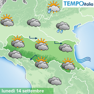 Mappa Giornaliera per la giornata di mercoledì 16 marzo