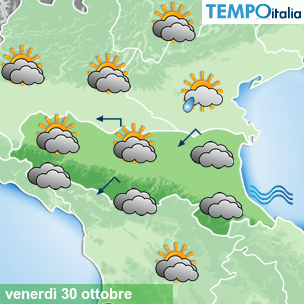 Mappa Giornaliera per la giornata di mercoledì 16 marzo