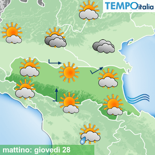 Mappa mattino per la giornata del 2024-11-28