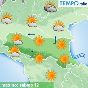 Mappa mattino per la giornata del 2025-07-12
