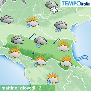 Mappa mattino per la giornata del 2026-02-12