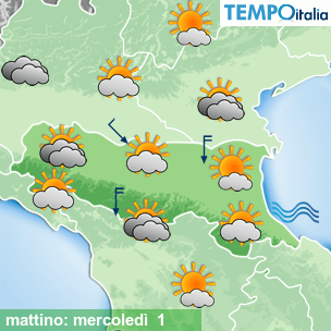 Mappa mattino per la giornata del 2026-04-01