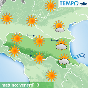 Mappa mattino per la giornata del 2026-04-03