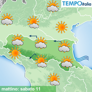Mappa mattino per la giornata del 2026-04-11