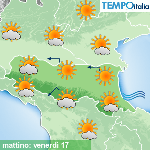 Mappa mattino per la giornata del 2026-04-17