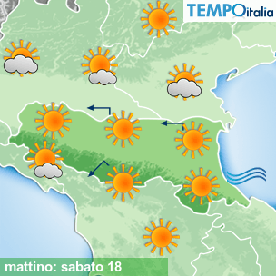 Mappa mattino per la giornata del 2026-04-18